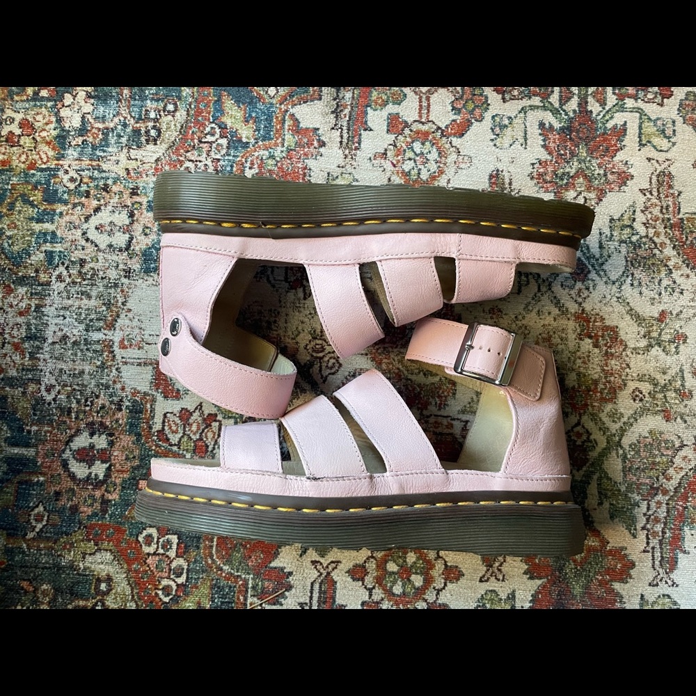 Dr. Martens Platform Sandals Pink